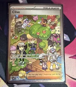 The Pokemon Company Clive 236/091 SV: Paldean Fates Holo Full Art SIR - Image 1