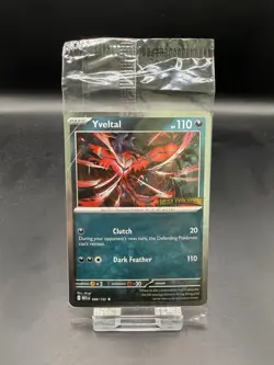 Yveltal 088/132 - Holo Stamped Promo - Mega Evolution Pokemon Card SEALED - Image 1