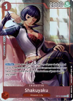 Shakuyaku Premium Card Collection Best Selection Vol. 5 One Piece OP12-006 - Image 1