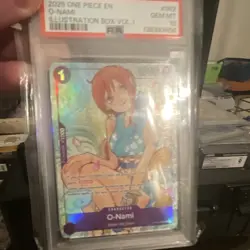 One Piece Card Game 2025 Illustration Box Vol.1 O-Nami OP05-062 Holo PSA 10 - Image 1