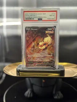 2021 Flareon V SWSH179 Promo Card PSA 8 - Image 1