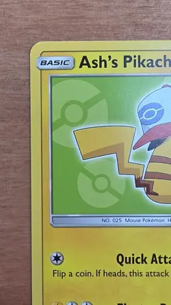 Ash's Pikachu SM112 Black Star Promo Card Pokemon Movie - Image 3
