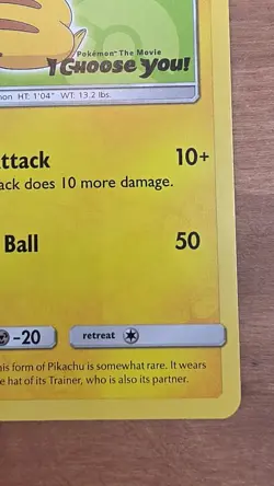 Ash's Pikachu SM112 Black Star Promo Card Pokemon Movie - Image 5