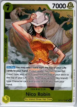 Nico Robin () OP15-109 English Adventure on Kami's Island - One Piece Card - NM - Image 1