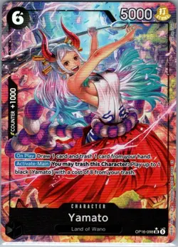 Yamato (Alternate Art) OP16-098 English The Time of Battle - One Piece Card - NM - Image 1