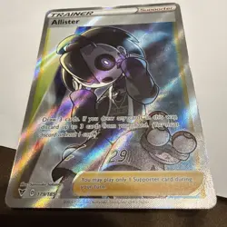 ALLISTER - Full Art 179/185 Vivid Voltage - Raw Pokemon Card - NM/M - Image 1