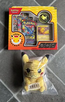 Pokemon Tcg 2026 Pokemon Day Collection Box Sealed With Pikachu Plush Toy Sealed - Image 1