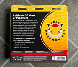 Pokemon Tcg 2026 Pokemon Day Collection Box Sealed With Pikachu Plush Toy Sealed - Image 3