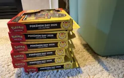 6x Pokemon Day 2026 Collection Box - Pikachu New Sealed LOT - Image 1