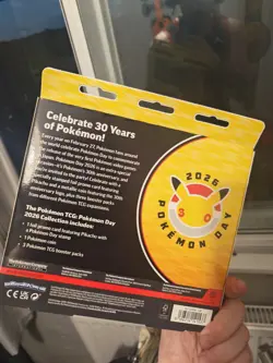 Pokemon TCG Pikachu 2026 30th Pokemon Day Collection Box New - Image 2
