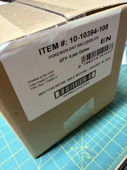 Pokemon Day 2026 Collection Pikachu Promo SEALED CASE OF 6 | Factory Sealed - Image 2