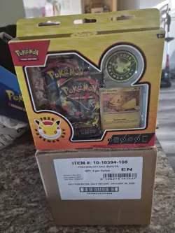 SEALED CASE OF 6 Pokemon Day 2026 30th Anniv Collection Box W Pikachu Promos - Image 1