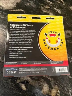 Pokemon TCG: Pokemon Day 2026 Collection Pikachu Promo - In Hand Ready to Ship - Image 2