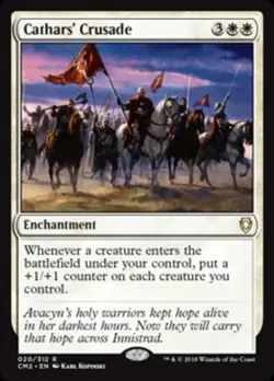 1x Cathars' Crusade Heavy Play MTG Magic - Kid Icarus - - Image 1