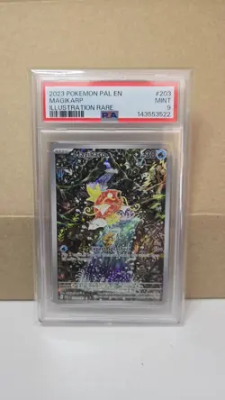 2023 Pokemon SV Paldea Evolved Magikarp Illustration Rare #203/193 PSA 9 - Image 1