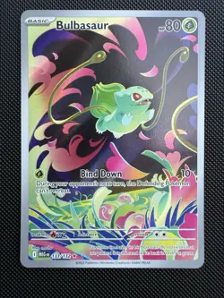 Pokemon Bulbasaur IR Mega Evolution 133/132 In Hand English - NM- Pack Fresh - Image 1