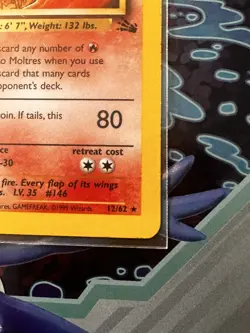 Pokemon TCG Moltres Fossil 12/62 Holo Rare - Image 5