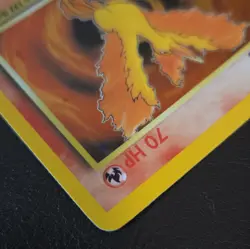 Pokemon TCG Moltres Holo Rare Fossil 12/62 1st edition 70 HP English 1999 - Image 4