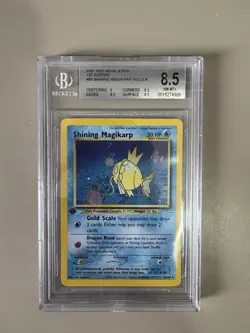 Pokemon Shining Magikarp 1st Edition English BGS8.5 - Image 1