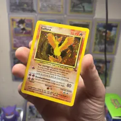 Moltres Sulfura Fossil 12/62 French Holo rare Pokemon TCG Pokemon - Image 2
