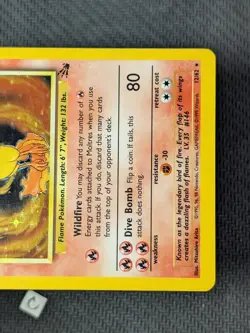 Moltres 12/62 - Fossil Unlimited Holo Rare Pokemon TCG LP- - Image 5
