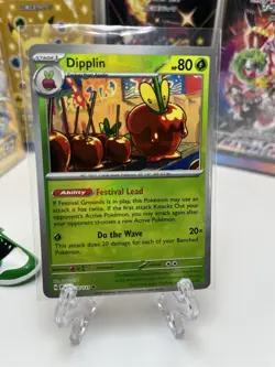 Dipplin Pokeball Reverse Holo Near Mint Prismatic Evolutions Pokemon TCG - Image 2