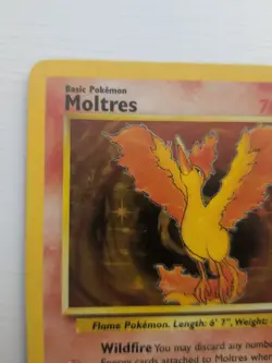 Pokemon TCG Moltres Fossil Holo Card 12/62 Unlimited WOTC 1999 - Image 4
