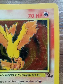 Pokemon TCG: Moltres Holo Rare Card 12/62 Fossil Set 1999 LP - Image 5