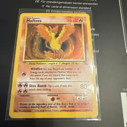 Pokemon TCG Moltres Fossil Holo Card 12/62 Unlimited Rare - Image 4