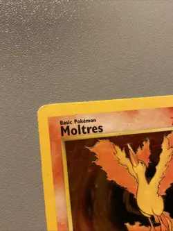 Pokemon TCG Fossil 1st Edition Moltres Holo 12/62 In HP Condition - Image 4