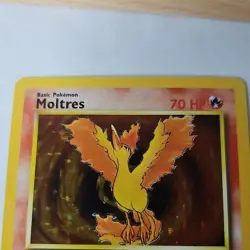 Pokemon TCG Moltres Fossil Holo Rare Unlimited 12/62 NM great cond - Image 3