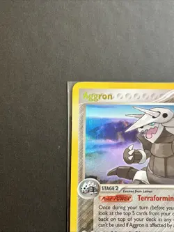 Pokemon TCG Aggron EX Power Keepers 1/108 Reverse Holo Rare Stamped MP - Image 4