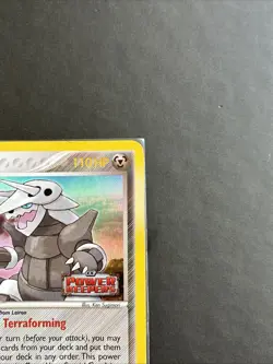 Pokemon TCG Aggron EX Power Keepers 1/108 Reverse Holo Rare Stamped MP - Image 5