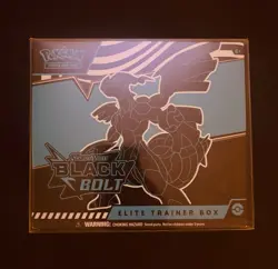 Pokemon TCG Black Bolt Elite Trainer Box ETB New Factory Sealed - Image 1