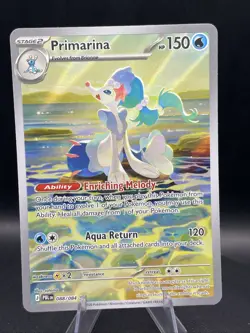 Pokemon TCG - Primarina 088/084 Illustration Rare Pitch Black - NM - Image 1