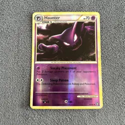 Haunter 35/102 Uncommon HGSS Triumphant Reverse Holo Pokemon LP+ - Image 1