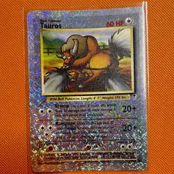 Pokemon TCG Tauros 65/110 Legendary Collection Reverse Holo Near Mint - Image 1