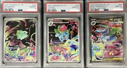 PSA10 Bulbasaur Ivysaur Venusaur AR SAR Set 087/ 064/065 Mega Brave Pokemon - Image 2