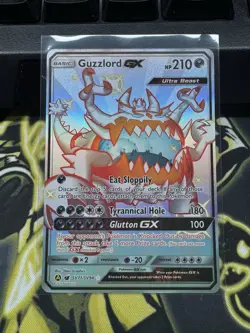 Guzzlord GX - SV71/SV94 - Pokemon Hidden Fates Sun & Moon Shiny Rare Card - Image 1
