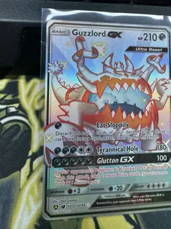 Guzzlord GX - SV71/SV94 - Pokemon Hidden Fates Sun & Moon Shiny Rare Card - Image 2
