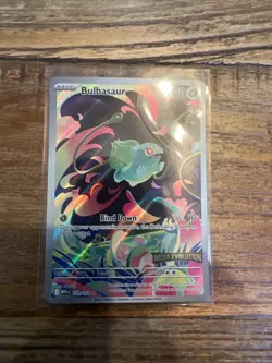 Pokemon Card Bulbasaur 133/132 Mega Evolution Stamped Promo Sealed - Image 1