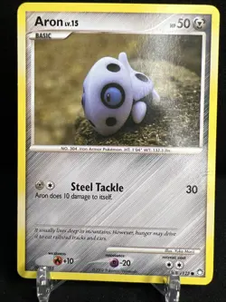 Pokemon Card Aron 71/123 Non Holo Mysterious Treasures 2007 - Image 1