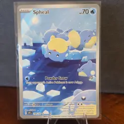 The Pokemon Company Spheal 199/191 Sv08 Surging Sparks Illustration Rare Holo - Image 1