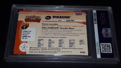 2000 Danone Pokemon Pikachu #3 stadium tip PSA 9 Mint - Image 2
