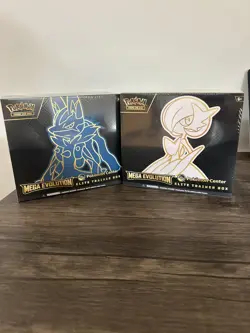 Pokemon TCG Mega Evolution Pokemon Center ETB Lucario & Gardevoir New & Sealed ✅ - Image 1