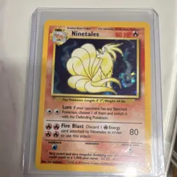Pokemon TCG Ninetales Base Set 12/102 Holo 1999-2000 Wizards Base Set - Image 1