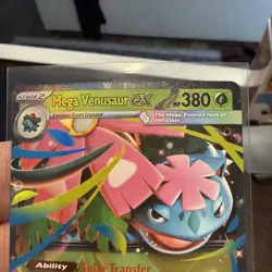 2025 POKEMON ME BLACK STAR PROMOS - MEP EN #013 MEGA VENUSAUR EX PROMO - Image 2