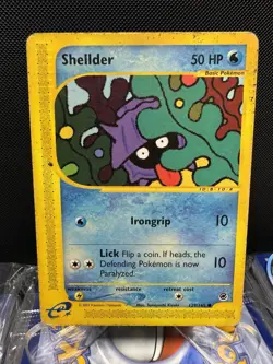 Pokemon TCG Shellder Expedition 129/165 Regular Common HP - Image 1