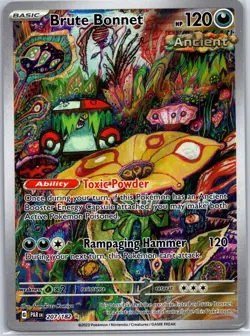 Pokemon TCG Brute Bonnet 207/182 SV04 Paradox Rift Illustration Rare Holo - Image 1