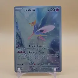 Pokemon Cresselia 071/064 Sv: Shrouded Fable Illustration Rare Holo Basic 120 HP - Image 1